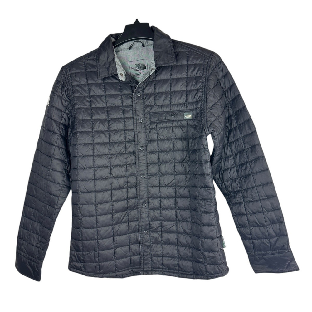 The North Face Thermoball Eco Shirt Jacket Black Men's Medium *Company Logo* - Picture 2 of 15